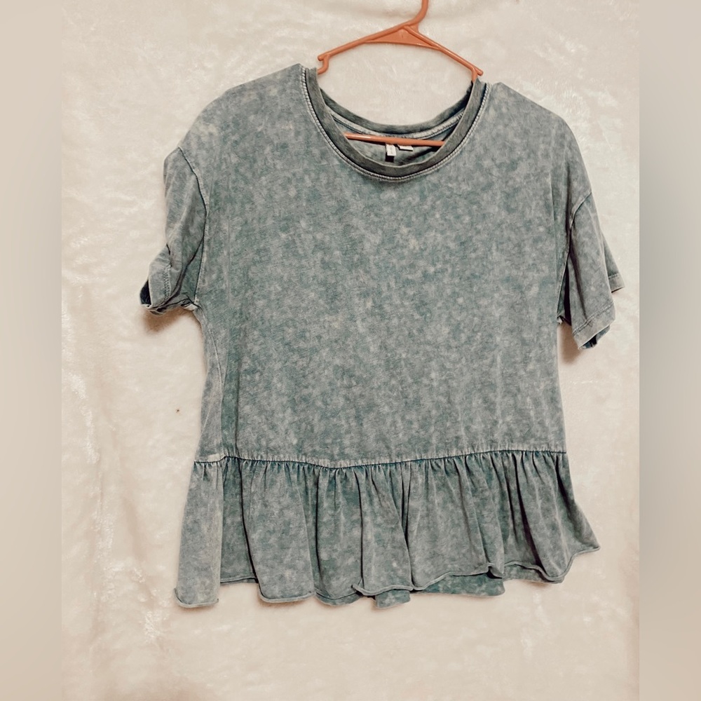 Faded Blue Blouse